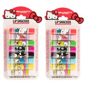 NWT ~ 2 NEW Packages of Hello Kitty & Friends 8-Piece Lip Balm Party Pack